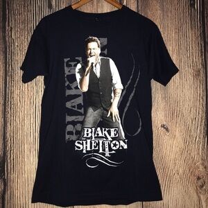 BLAKE SHELTON MEDIUM BLUE 2014 CONCERT T-shirt